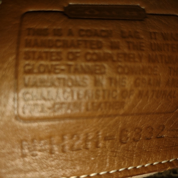 Coach H2H-6332 Bagutte Signature C Handbag Authentic Canvas Leather Trim - Picture 2 of 9